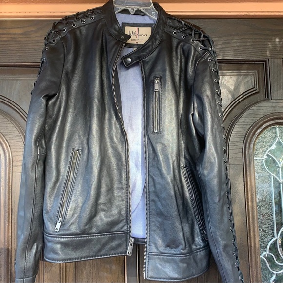 Wilsons Vintage USA Black Genuine Leather Jacket